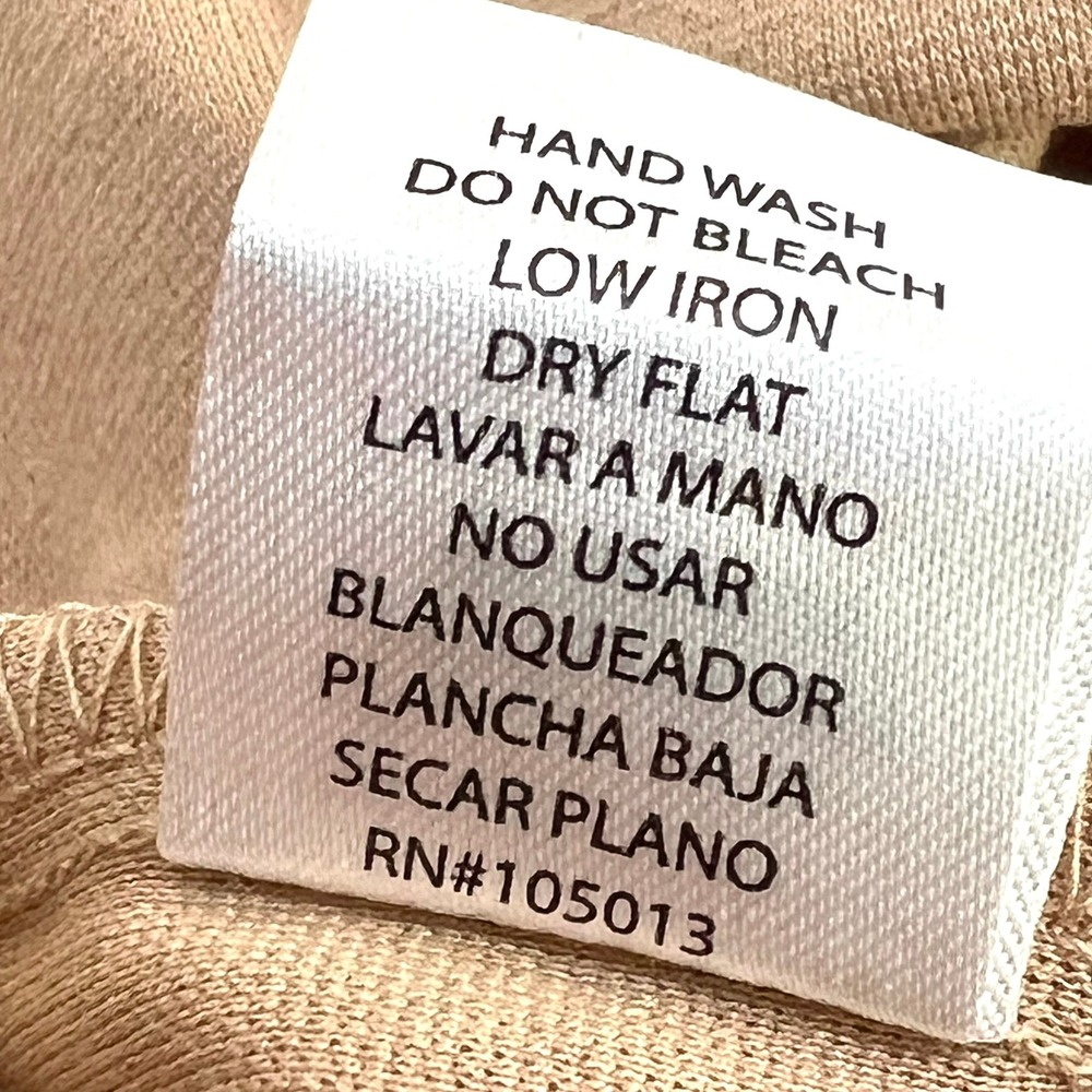 Dear Scarlett NWT Magic Flare‎ Pants Women's 1X Tan Beige Tummy Control Pull On - Picture 16 of 16